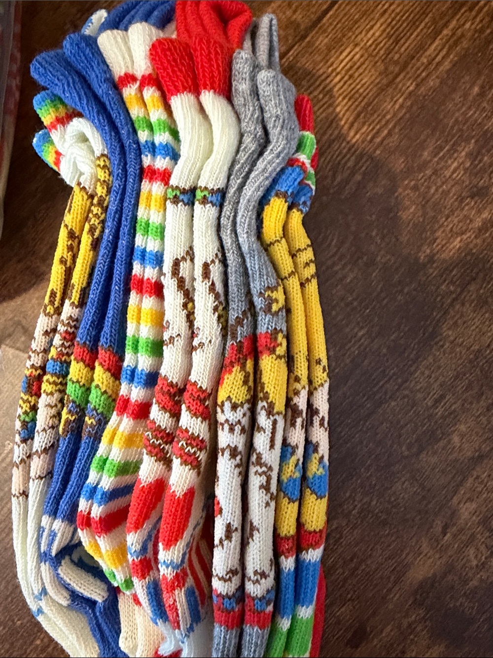 Rainbow Brite Socks with Multicolor Designs - Picture 3 of 5